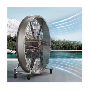 Ventilador Industrial Móvil HVLS de 2m, Carcasa de Hierro Rápido, Aspas de Aleación de Aluminio, Ventilación, Reducción de Temperatura Aparente, Gimnasios al Aire Libre - Product Image 2