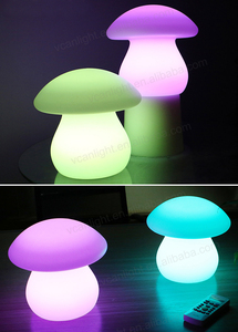 2023 décoration Simple lampes de chevet/mode lampe de Table en plastique décor de chambre lampe champignon - Product Image 2
