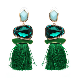 Pendientes de Borla con Rubí, Estilo Étnico, Venta <span class=keywords><strong>al</strong></span> <span class=keywords><strong>por</strong></span> <span class=keywords><strong>Mayor</strong></span> de Joyería, Éxito de Ventas en Europa y América - Product Image 1