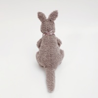 Kangourou en peluche doux, jouet mignon à câliner pour enfants, cadeau certifié CE, animal australien, mère, bébé kangourou