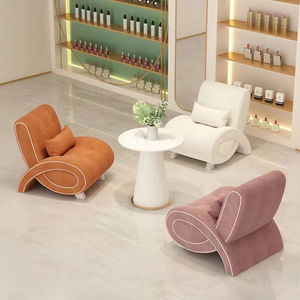 Одноместный роскошный диван, кофейный столик для гостиной, досуга, ресепшн, салон красоты, эксцентричный стул - Product Image 1