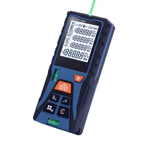 Medidor multifuncional da distância do laser do ponto a ponto do medidor do laser com nível da bolha