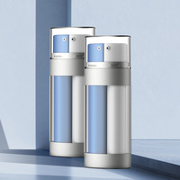 Vente directe usine – Flacon d'emulsion sous vide à double tube en PP, 30 ml, moulé par injection, double tête pressurisée pour bouteille