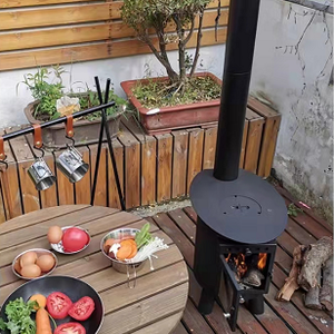 Poêle à bois de bonne qualité utilisé dans les tentes géantes et les lodges de cuisson intérieure - Product Image 3