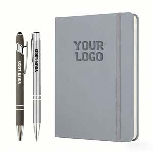 Libreta de PU con Logotipo Personalizado de Alta Calidad, Diario Impreso en Cuero A5, Tapa Dura, Libreta de Negocios, Bloc de Notas Elástico, Regalo para Oficina - Product Image 1