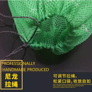 Portable <b>Mini</b> Fish Net Bag Green Lightweight Mesh Fishing Tackle <b>Storage</b> Carry Bag Multi Purpose - Product Image 3