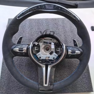 Volante Deportivo de Fibra de Carbono M Sport para <span class=keywords><strong>BMW</strong></span> F30 F10 F20 F32 <span class=keywords><strong>F36</strong></span> F22 F11 F82 F15 F31 F82 M4 M5 F90 F80 M3 X5 F15 F06 535i F10 - Product Image 3