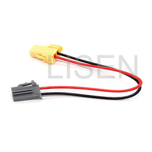 2-poliger gelber und grauer Auto-Stecker Elektronischer Kabelbaum für Kraftstoff pumpen motor - Product Image 3