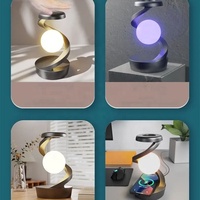 Lampe de table verticale nordique Simple post-moderne lampe de table de charge sans fil contrôle de capteur lampes de table latérales modernes pour les chambres
