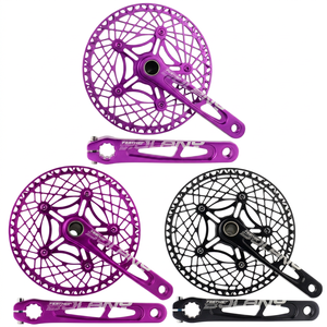 Bolany Crankset 53-39T Aluminum Alloy <b>Spider</b> Disc Chainring Hollow One for Folding Bicycle Spot Goods in Stock - Product Image 1
