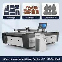 Máquina de corte automática de cuero con cámara CCD, cuchilla oscilante de doble cabezal y anidamiento automático, cortadora CNC para cuero vacuno, sofás y calzado.