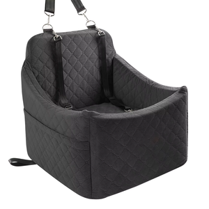 Asiento Elevado Acolchado para Perros Pequeños, con Funda Lavable y Correas de Seguridad - Product Image 1