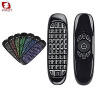 Télécommande sans fil noire C120 de qualité supérieure, portée 8-10m, avec boîtier PC et code fixe, garantie 1 an