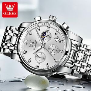 Reloj deportivo original OELVS 2858 para hombre, relojes de lujo personalizados, reloj de pulsera para hombre, resistente al agua, moderno, informal, de cuarzo. - Product Image 5