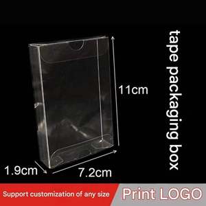 Caja de Almacenamiento de Casetes de Plástico Duro de Alta Transparencia con Tapa Abatible para Exhibición y Protección de Colecciones de Música Retro Contra el Polvo - Product Image 3