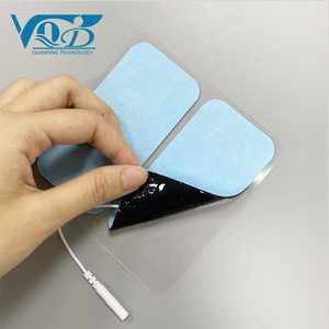 Elektrotlar Yama TENS Kablosu 5x10 cm Yeniden Kullanılabilir Pedler Kas Stimülatörü için Elektrot Kalemi Vücut Ağrılarını Giderici - Product Image 4