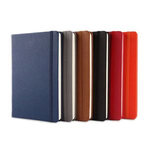 Wholesale Custom A5 <b>Notebook</b> Solid Color Leather Cover with Portable Feature Design Custom Logo for Office Use - Product Image 1
