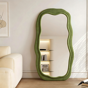 Specchio a Figura Intera da Pavimento in Flanella con Forma Speciale - Product Image 1