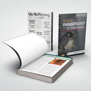Parasitología de Georgis para veterinarios, 10 <span class=keywords><strong>Ed</strong></span> Impresión de libros de texto médicos personalizados Pequeño MOQ Encuadernación de costura Encuadernación perfecta - Product Image 2