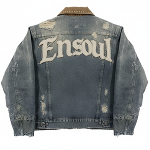 Мужские джинсовые куртки с вышивкой - Product Image 2