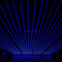 Éclairage laser de ligne de lampe de scène à 8 trous de l'usine de lumière laser RVB LED polychrome de 80W pour la mise en scène