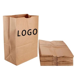 Sacs en papier kraft style classique biodégradables avec fermeture autocollante pour emballage alimentaire, impression de logo personnalisée disponible - Product Image 4