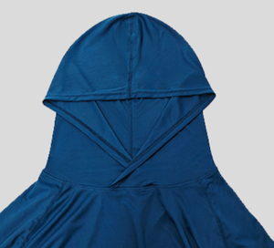 Chemise à capuche de couleur vive avec protection UV, séchage rapide, imprimé lettres, vêtements de protection solaire décontractés pour l'extérieur, unisexe - Product Image 4