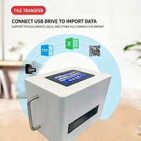 Imprimante jet d'encre TIJ statique industrielle 12,7 mm haute précision pour l'impression de codes de date, numéros de lot, codes QR, codes-barres, logos et étiquettes sur plastique
