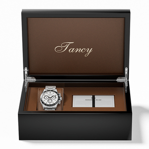Đồng hồ sang trọng Hộp quà tặng bao bì caja Para reloj personalizado tùy chỉnh hộp đồng hồ gỗ với da nội thất thẻ kinh doanh - Product Image 3