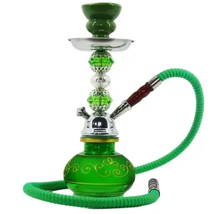 Labu shisha hookah set lounge merokok portabel chisha hkka dengan kotak hookah