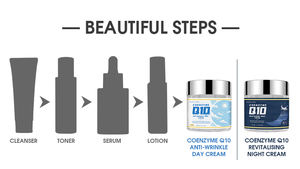 韓国製品スキンケアセットシリコンフリー保湿剤アンチエイジングおよびコエン酵素<span class=keywords><strong>Q10</strong></span>グリセリンスキンケアセットデイクリームナイトクリーム - Product Image 6