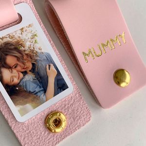 Envío Rápido, Llavero de Cuero PU con Foto, Bonito y Duradero, Llavero Personalizado, Regalo de Cumpleaños o Navidad para Ella, Esposo, Mamá - Product Image 4