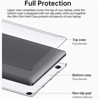 Étui rigide de haute qualité pour ordinateur portable MacBook Pro Air 13 15 16 pouces