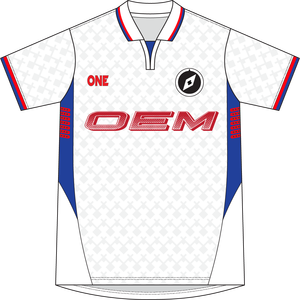 Maglia da Calcio Club Versione Giocatore Top Vendita Unisex Retro Logo Frontale Nome Personalizzato Manica Corta 100% Poliestere Traspirante OEM - Product Image 6