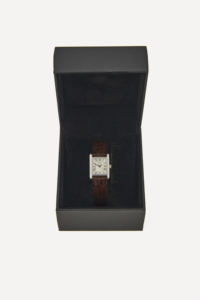 Reloj Clásico Cuadrado GBHW Dorado y Marrón, Reloj de Pulsera de Cuarzo con Caja de Acero Inoxidable y Correa de Cuero, Estilo Elegante - Product Image 6