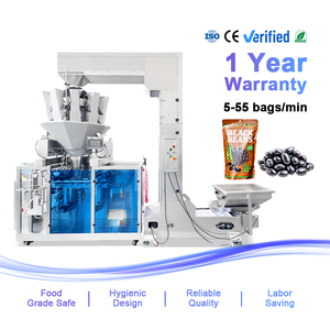 Machine d'emballage automatique pour sachets préformés Doypack, remplissage et scellage, pour l'emballage de haricots noirs et de céréales - Product Image 1