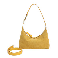 Sac à bandoulière en PU pour femme, style coréen, collection printemps/automne, simplicité urbaine, vintage, tendance, décontracté