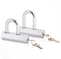 Cadenas en acier rhombique à six pans de 110 mm, antivol, étanche, avec anse renforcée, à clé, pour portail, remorque, entrepôt, vente en gros OEM