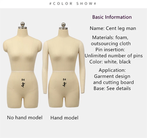 Forma <span class=keywords><strong>de</strong></span> vestido para coser maniquí Mujer Sastre mini <span class=keywords><strong>modista</strong></span> maniquí con brazos largos suaves Mujeres Drapeado - Product Image 3