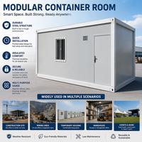 Maison préfabriquée en conteneur, pièce modulaire en conteneur, cabine préfabriquée en acier, bureau de chantier portable et logement temporaire