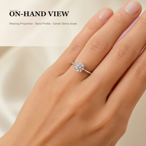 Anillo de Compromiso de Oro Amarillo de 18K con Diamante Cultivado en Laboratorio de 1.5 CT, Anillo de Promesa Redondo para Mujer, Anillo de Boda de Aniversario - Product Image 4