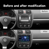 Autoradio MP5 Android BQCC 9 pouces avec écran Carplay, FM RDS, Bluetooth, système multimédia stéréo pour VW Amarok, Caddy, Golf 5, 6, Skoda Octavia, Passat B6