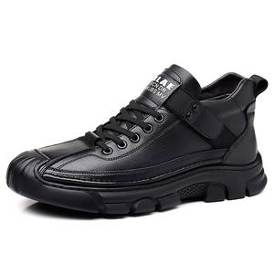Taglie forti <span class=keywords><strong>scarpe</strong></span> <span class=keywords><strong>alla</strong></span> <span class=keywords><strong>caviglia</strong></span> da uomo con chiusura ad anello a gancio e allacciatura da esterno con lacci resistenti all'usura - Product Image 2