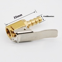 Buse de gonflage rapide de tuyau de gonflage de type mandrin en laiton métallique avec produit de matériel de joint de tête d'air
