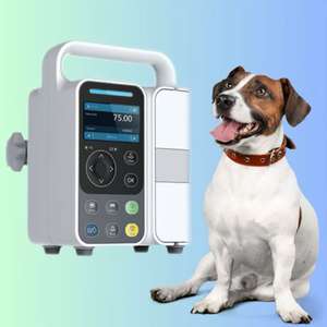 獣医用インテリジェント低価格アラーム多モード高精度校正メモリ機能リアルタイム調整可能輸液ポンプ - Product Image 1
