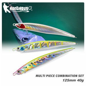 Esca Artificiale Affondante a Matita 125mm 40g 175mm 50g per Lanci Lunghi, Stickbait per Acqua Salata, per <span class=keywords><strong>Spigola</strong></span>, Tonno, <span class=keywords><strong>Pesca</strong></span> a Traina Offshore - Product Image 1