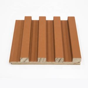 Waterproof <strong>Bath</strong> Partition Headboard Ceiling <strong>MDF</strong> Walnut Wall Covering 3D Decorative PVC <strong>Panel</strong> - Product Image 4