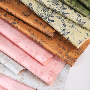 Papier d'emballage pour fleurs de la série Vignes et parterres de fleurs, film nacré imperméable épaissi, papier d'emballage pour fleurs, art floral - Product Image 5