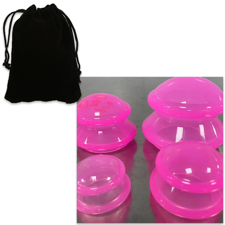 Ventouses roses avec sac