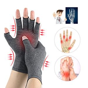 Cómodos guantes de mano de muñeca de compresión de bambú, soporte cómodo para dolores reumatoides de artritis, ayuda a aliviar el masajeador muscular - Product Image 3